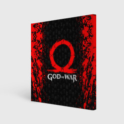 Холст квадратный God of war Кратос лого