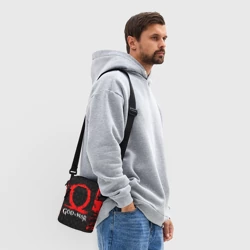 Сумка через плечо 3D God of war Кратос лого - фото 2