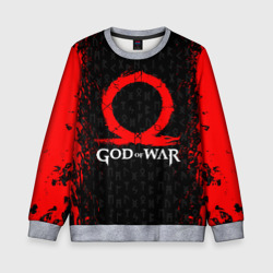 Детский свитшот 3D God of war Кратос лого