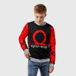 Детский свитшот 3D God of war Кратос лого - фото 2