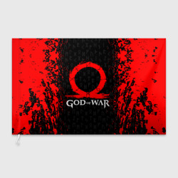 Флаг 3D God of war Кратос лого