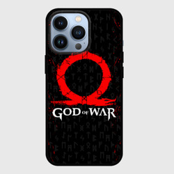 Чехол для iPhone 13 Pro God of war Кратос лого