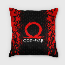 Подушка 3D God of war Кратос лого