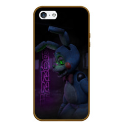 Чехол для iPhone 5/5S матовый Bonnie - broken