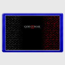 Магнит 45*70 God of war logo, руны