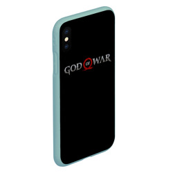 Чехол для iPhone XS Max матовый God of war logo, руны - фото 2