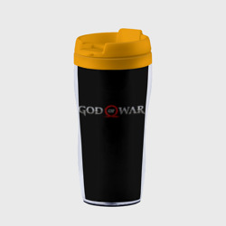 Термокружка-непроливайка God of war logo, руны
