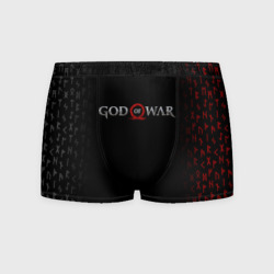 Мужские трусы 3D God of war logo, руны