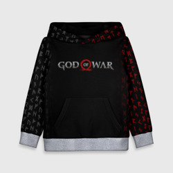 Детская толстовка 3D God of war logo, руны