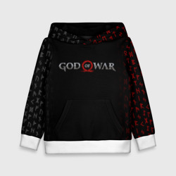 Детская толстовка 3D God of war logo, руны