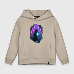 Детское худи Oversize хлопок ДЖИНКС, ЛИГА ЛЕГЕНД / ARCANE JINX