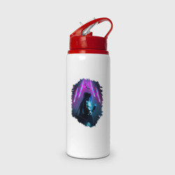 Бутылка для воды с трубочкой ДЖИНКС, ЛИГА ЛЕГЕНД / ARCANE JINX