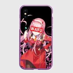 Чехол для iPhone XS Max матовый 02, Zero Two, Darling IN the Franxx