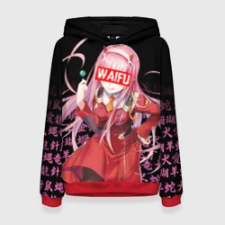 Женская толстовка 3D 02, Zero Two, Darling IN the Franxx