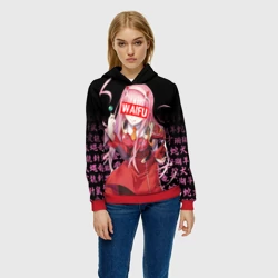 Женская толстовка 3D 02, Zero Two, Darling IN the Franxx - фото 2