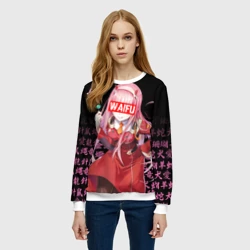 Женский свитшот 3D 02, Zero Two, Darling IN the Franxx - фото 2