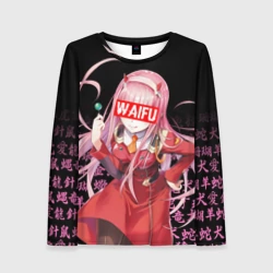 Женский лонгслив 3D 02, Zero Two, Darling IN the Franxx