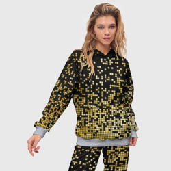 Женский костюм с толстовкой 3D Fashion pattern - pixels - фото 2