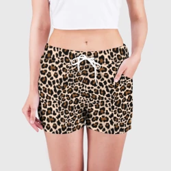 Женские шорты 3D Леопардовые Пятна - фото 2
