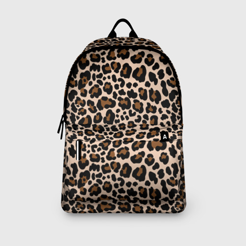 Рюкзак 3D с принтом Леопардовые Пятна, вид сбоку #3