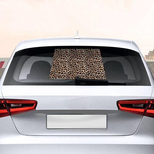 Наклейка на авто - для заднего стекла Леопардовые Пятна - фото 2