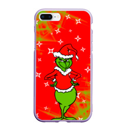 Чехол для iPhone 7Plus/8 Plus матовый Новогодний Grinch на танцполе