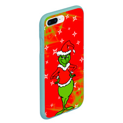 Чехол для iPhone 7Plus/8 Plus матовый Новогодний Grinch на танцполе - фото 2