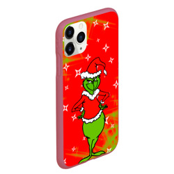 Чехол для iPhone 11 Pro Max матовый Новогодний Grinch на танцполе - фото 2