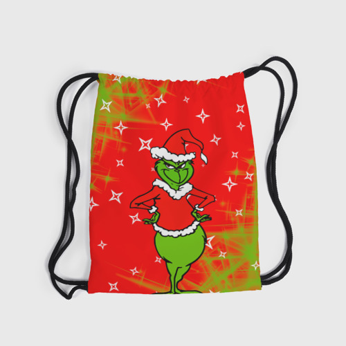 Рюкзак-мешок 3D Новогодний Grinch на танцполе - фото 6