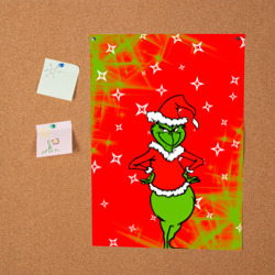 Постер Новогодний Grinch на танцполе - фото 2