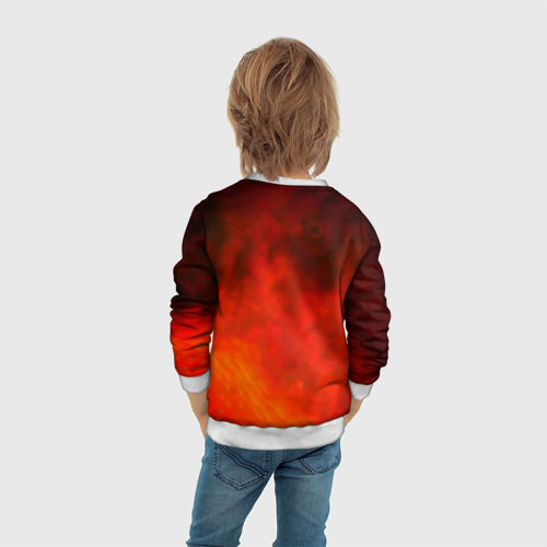 Детский свитшот 3D Живой огонь - Ария, цвет 3D печать - фото 6