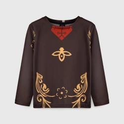 Детский лонгслив 3D Костюм Ху Тао HU Tao