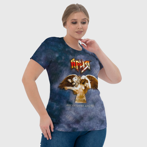 Женская футболка 3D с принтом Беспечный ангел - Ария, фото #4