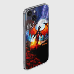 Чехол для iPhone 15 силиконовый с защитой камеры Феникс - Ария - фото 2