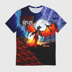 Мужская футболка 3D Феникс - Ария