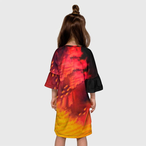 Детское платье 3D Крещение огнём - Ария, цвет 3D печать - фото 5