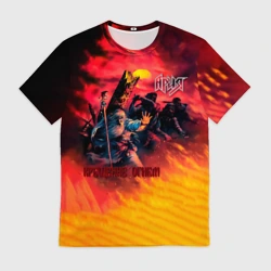 Мужская футболка 3D Крещение огнём - Ария