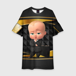Детское платье 3D Boss gold black