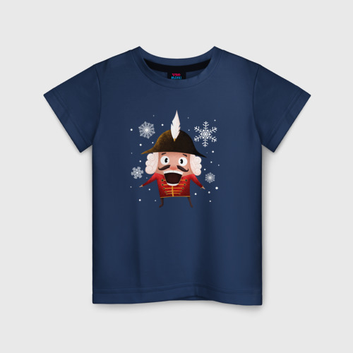 Детская футболка из хлопка с принтом The Nutcracker Fairy Tale, вид спереди №1