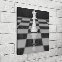 Холст квадратный Шахматы Ферзь - фото 2