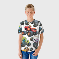 Детская футболка 3D Вспыш и чудо машинки - Персонажи - фото 2