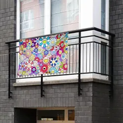 Флаг-баннер Цветы Takashi Murakami - фото 2