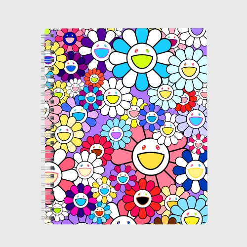 Тетрадь Цветы Takashi Murakami