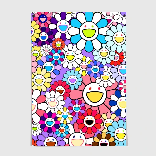 Постер Цветы Takashi Murakami