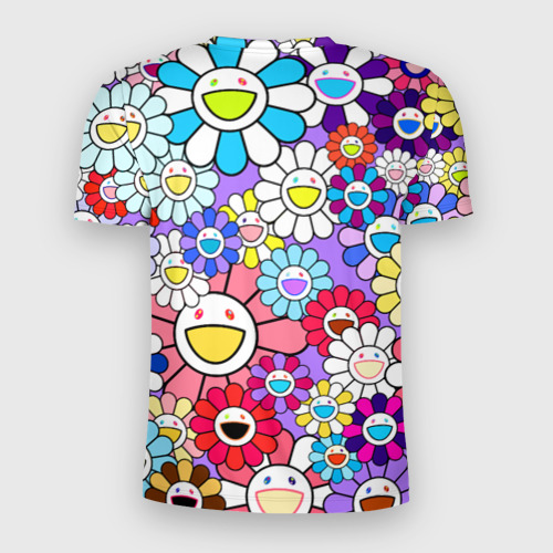 Мужская футболка 3D Slim Цветы Takashi Murakami, цвет 3D печать - фото 2