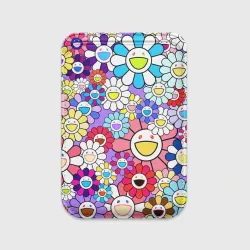 Картхолдер Magsafe магнитный Цветы Takashi Murakami