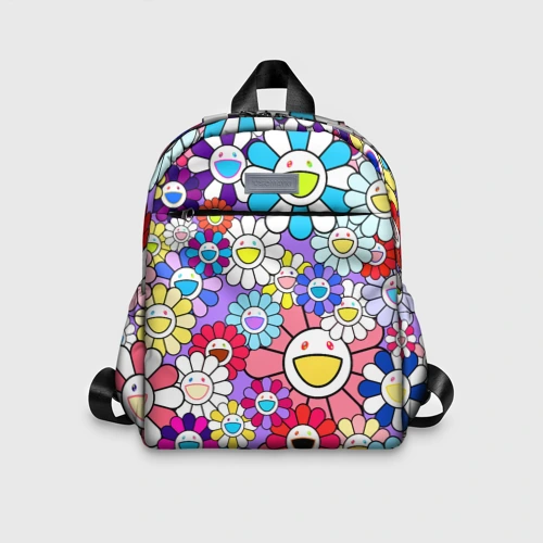 Детский рюкзак 3D Цветы Takashi Murakami
