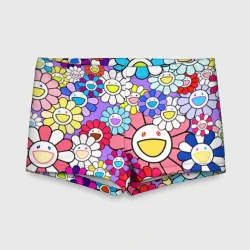 Детские купальные плавки 3D Цветы Takashi Murakami