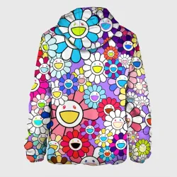 Мужская куртка 3D Цветы Takashi Murakami - фото 2
