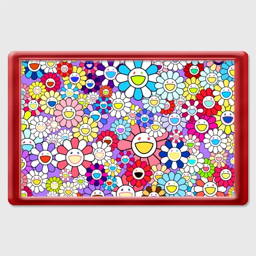 Магнит 45*70 Цветы Takashi Murakami